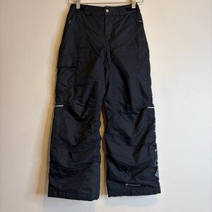 Columbia Black Insulated Snow Pants OMNI-Shield‎ Outgrow Size M